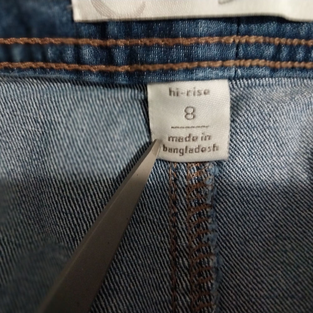 EST. 1946 Denim Size 8 Stylish Blue Flare Women's Jeans - Picture 13 of 14